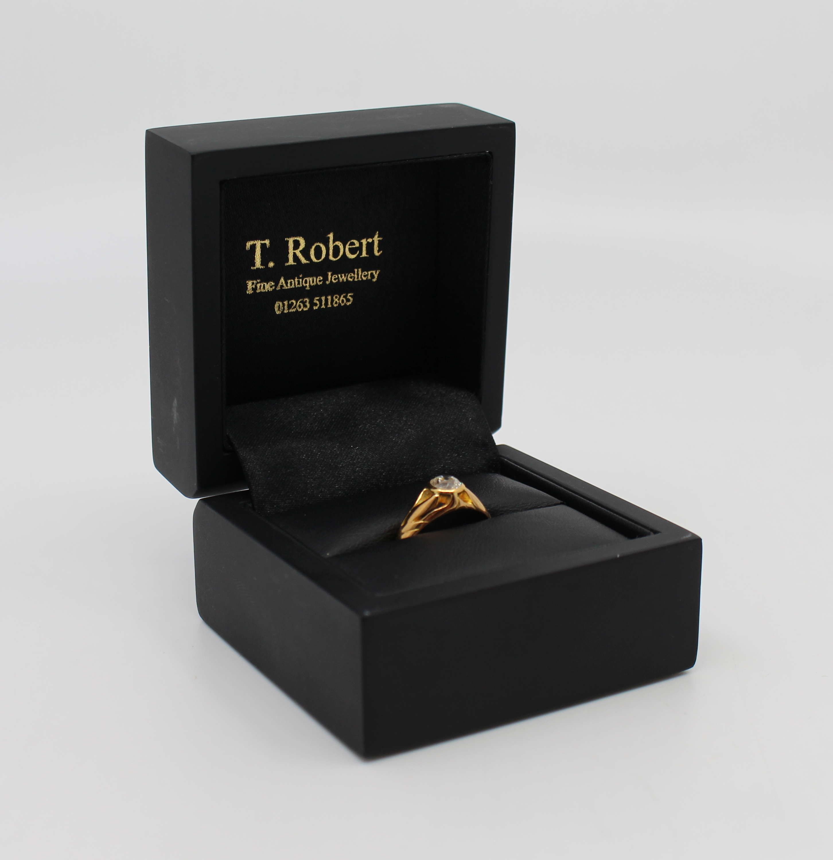 Antique Diamond Rose Gold Ring – Early 20th Century