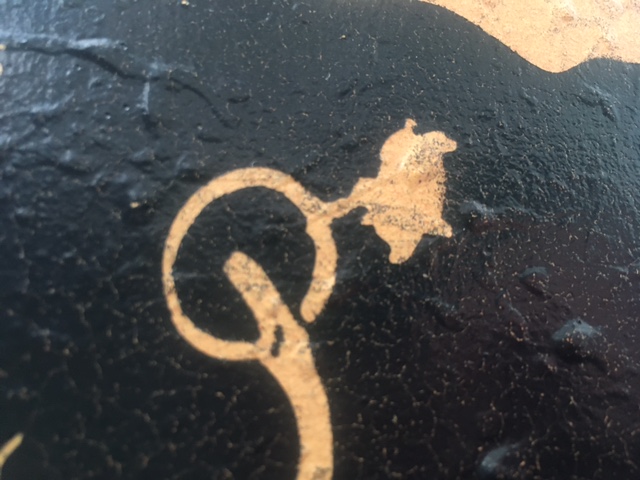 Rourke Van Dal(b1964) ‘Pissing Copper’, Spray Paint Stencil, Board, Signed, 1 Off Edition, 2008