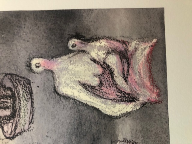 Henry Moore (1898-1986). Rare Lithograph. 1983.
