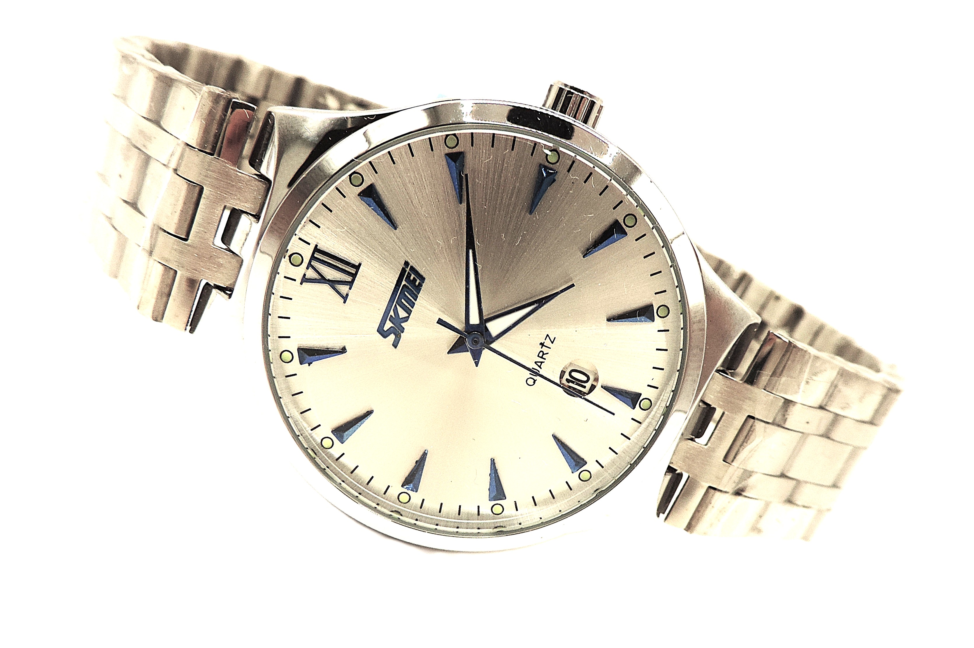 Gent's Stainless Steel 40mm Bracelet Watch Quartz Movement