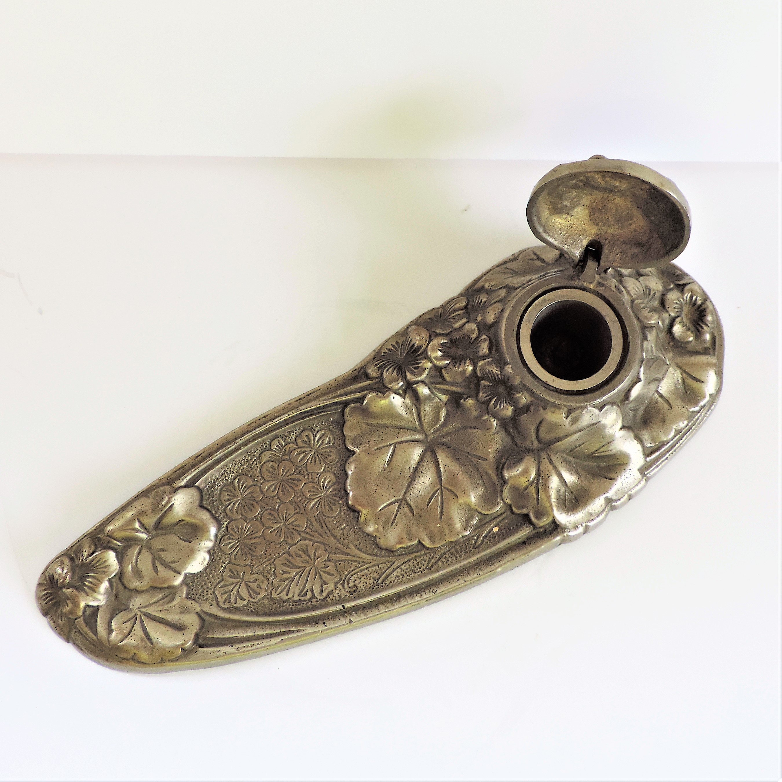 Antique Art Nouveau Inkwell c. 1890's