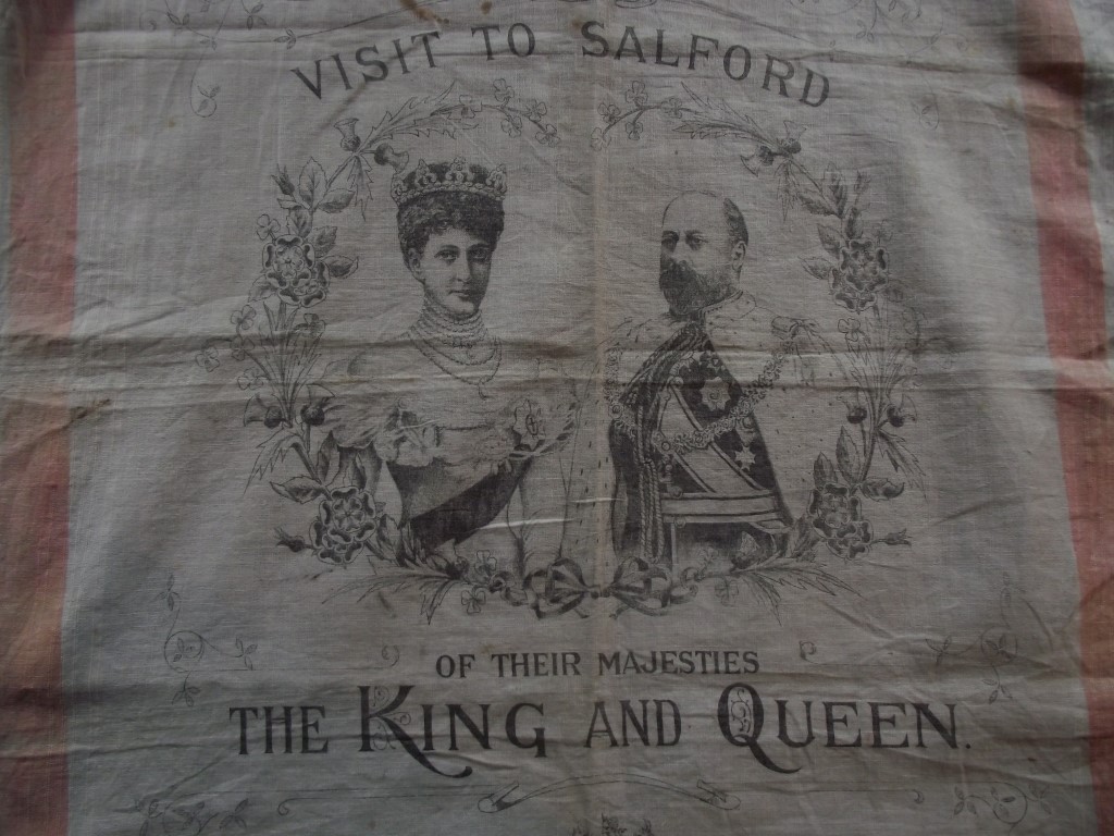 Commemorative Handkerchief - Royal Visit To Salford July 13th 1905