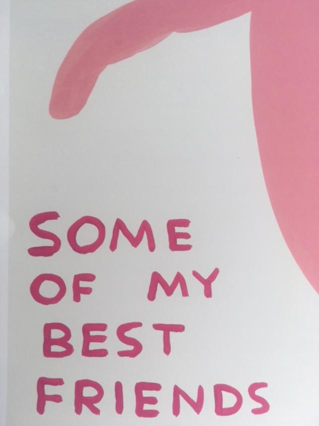 David Shrigley OBE (b 1968) ‘Some of My Best Friends Are Pigs’ Offset Lithograph, Edition, 2019