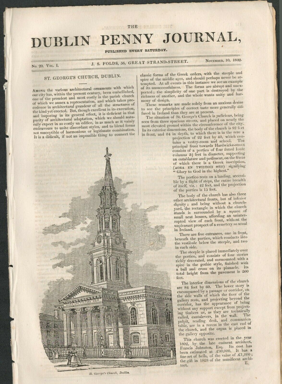 2 Antique Editions 1832 Dublin Journal Limerick Dublin-242 Original Antique Editions Of The 1832