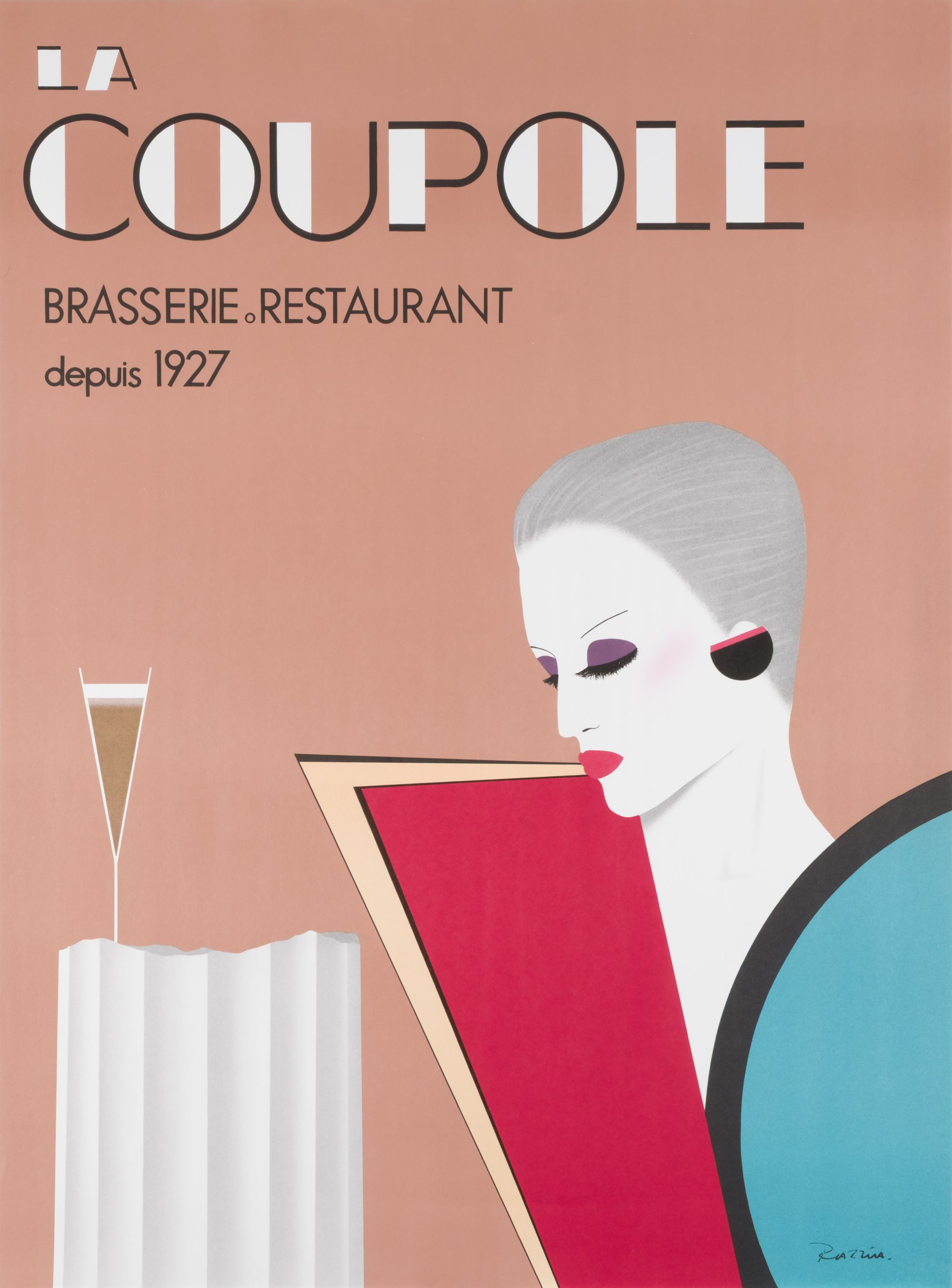 Contemporary French Advertising Poster 'La Coupole'