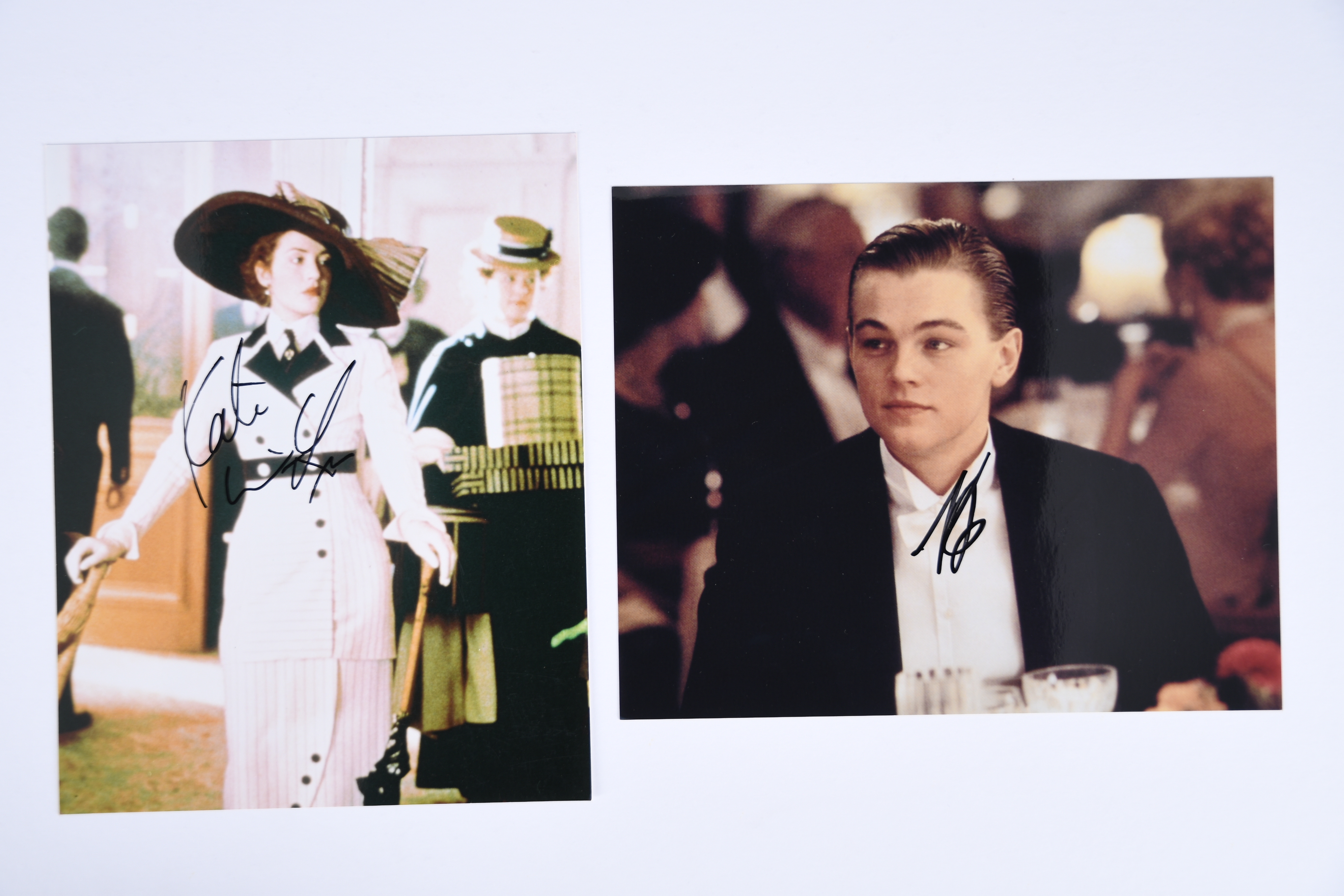 TITANIC; LEONARDO DICAPRIO & KATE WINSLET Original signatures