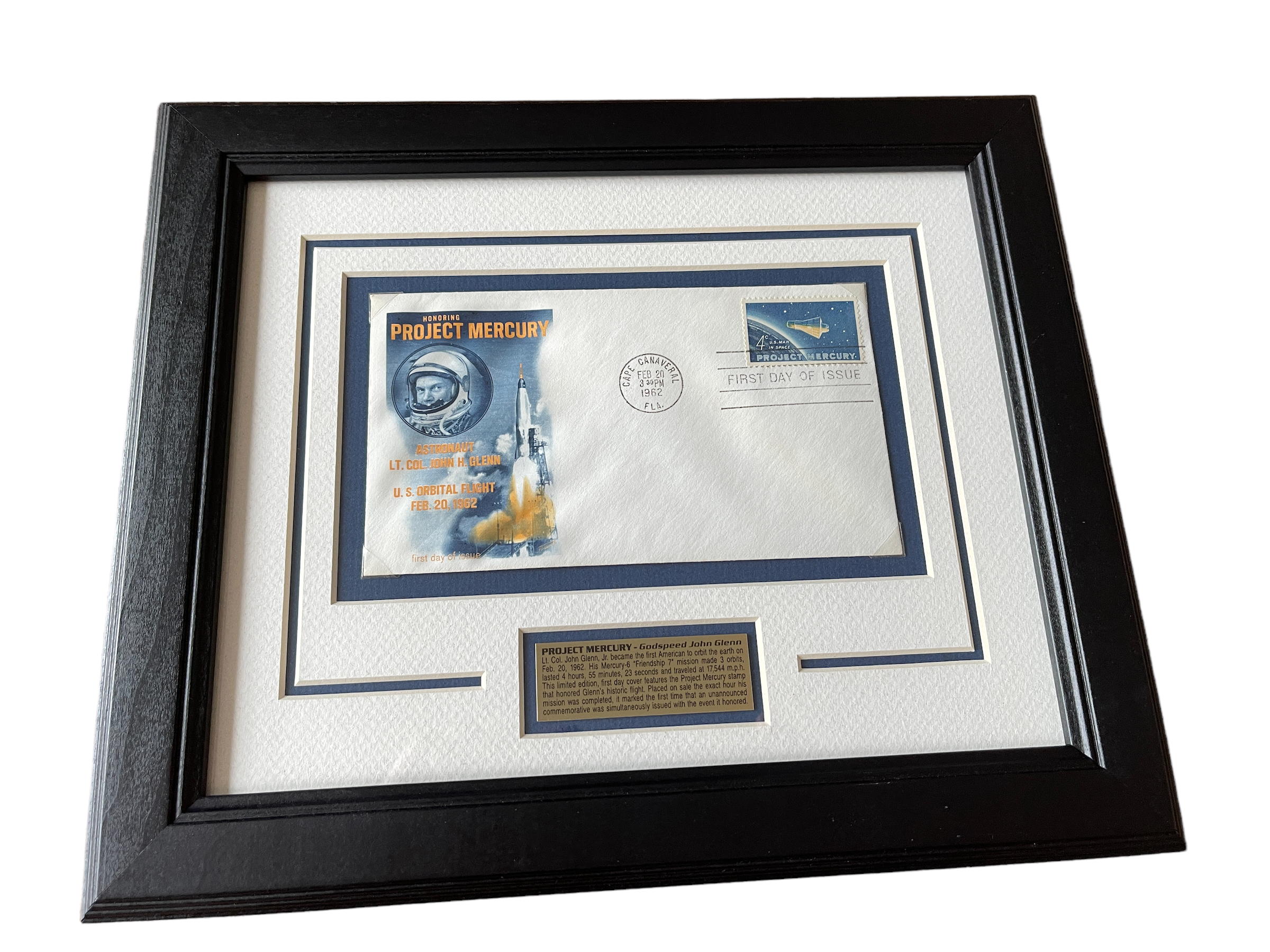 Honoring Project Mercury First Day Cover