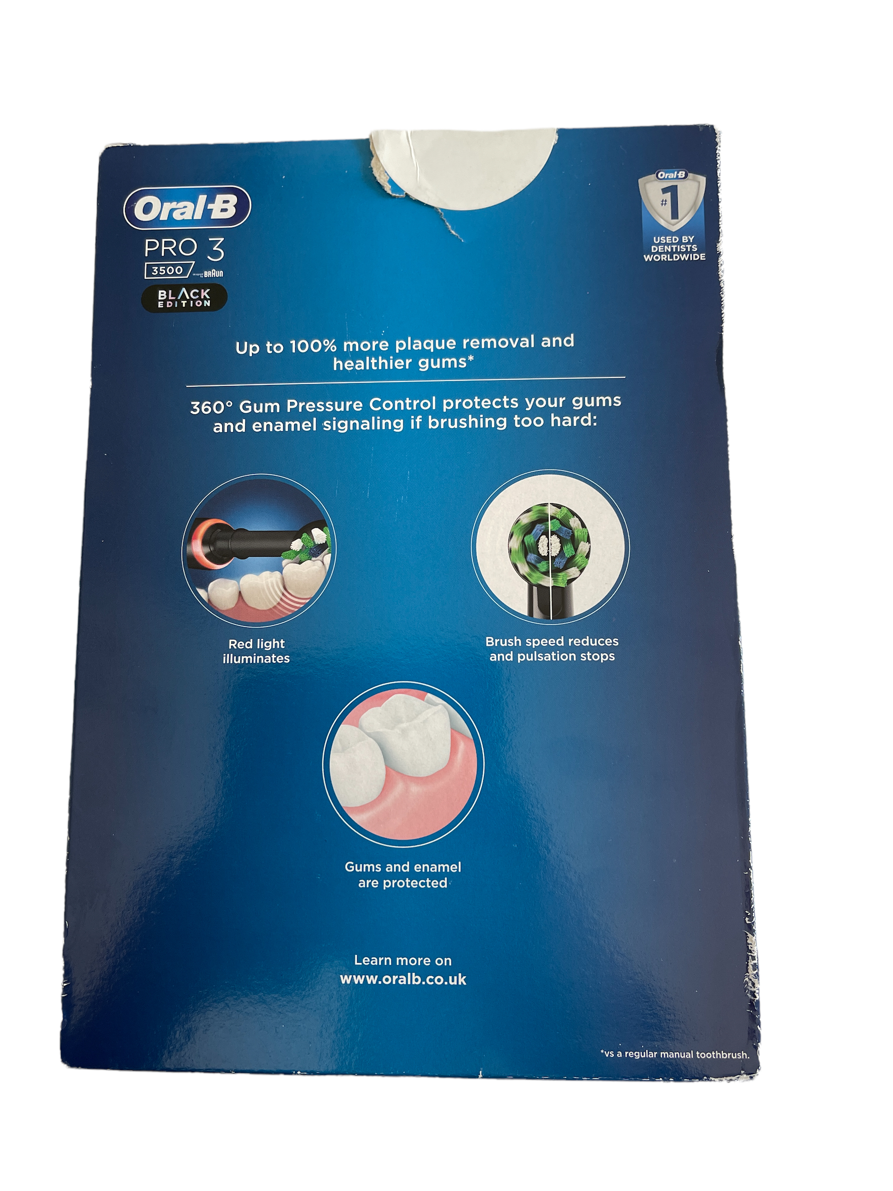 Demo surplus stock from our private jet charter Oral b Pro 3 electric toothbrush