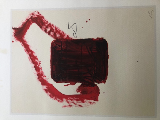 Antoni Tapies (1923-2012) Rare Lithograph