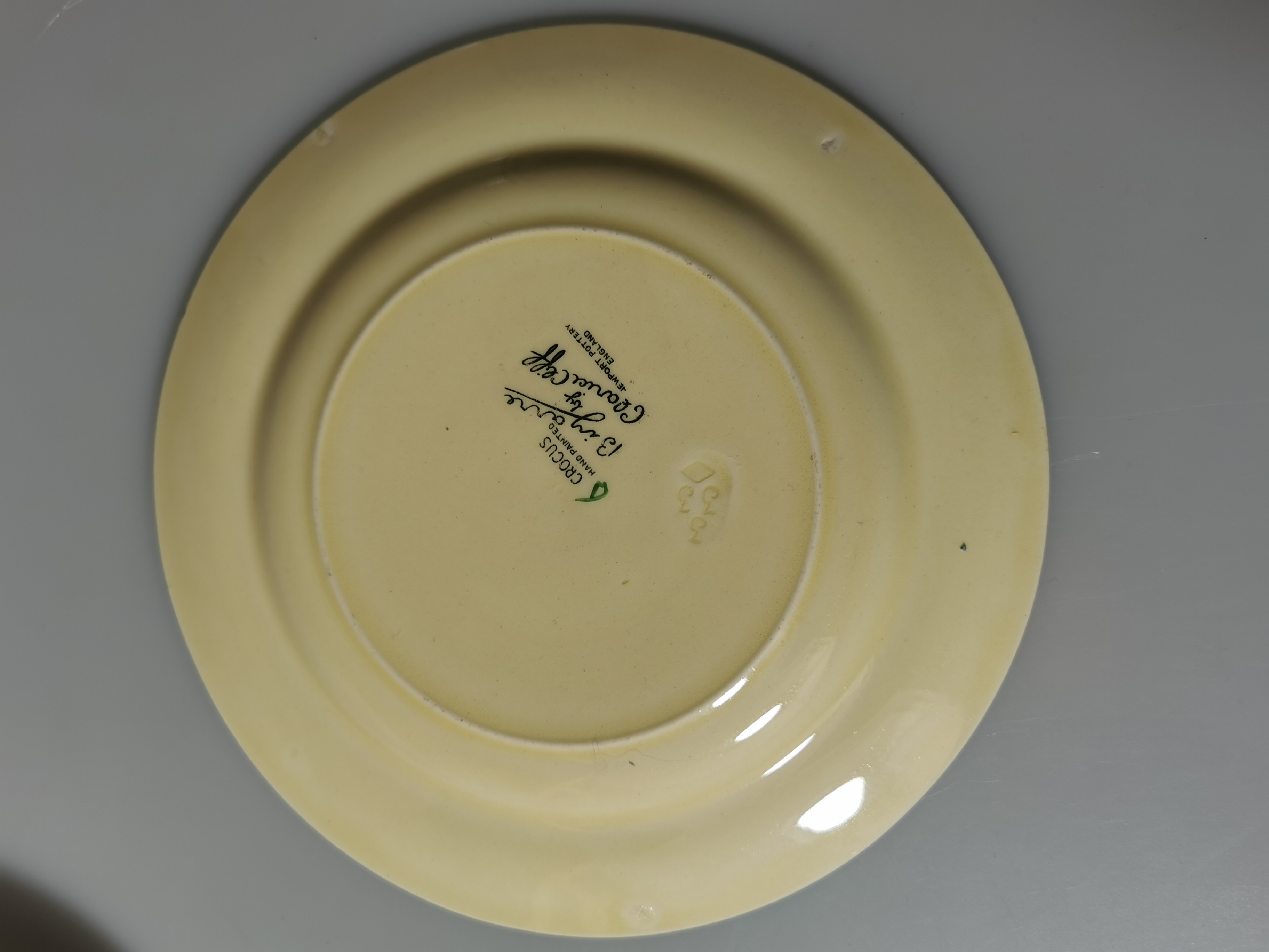 Clarice Cliff “Crocus” Cup, Saucer & Tea Plate Trio