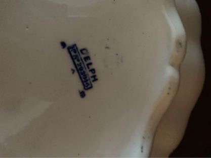 Vintage Delph Porcelaine Bowl