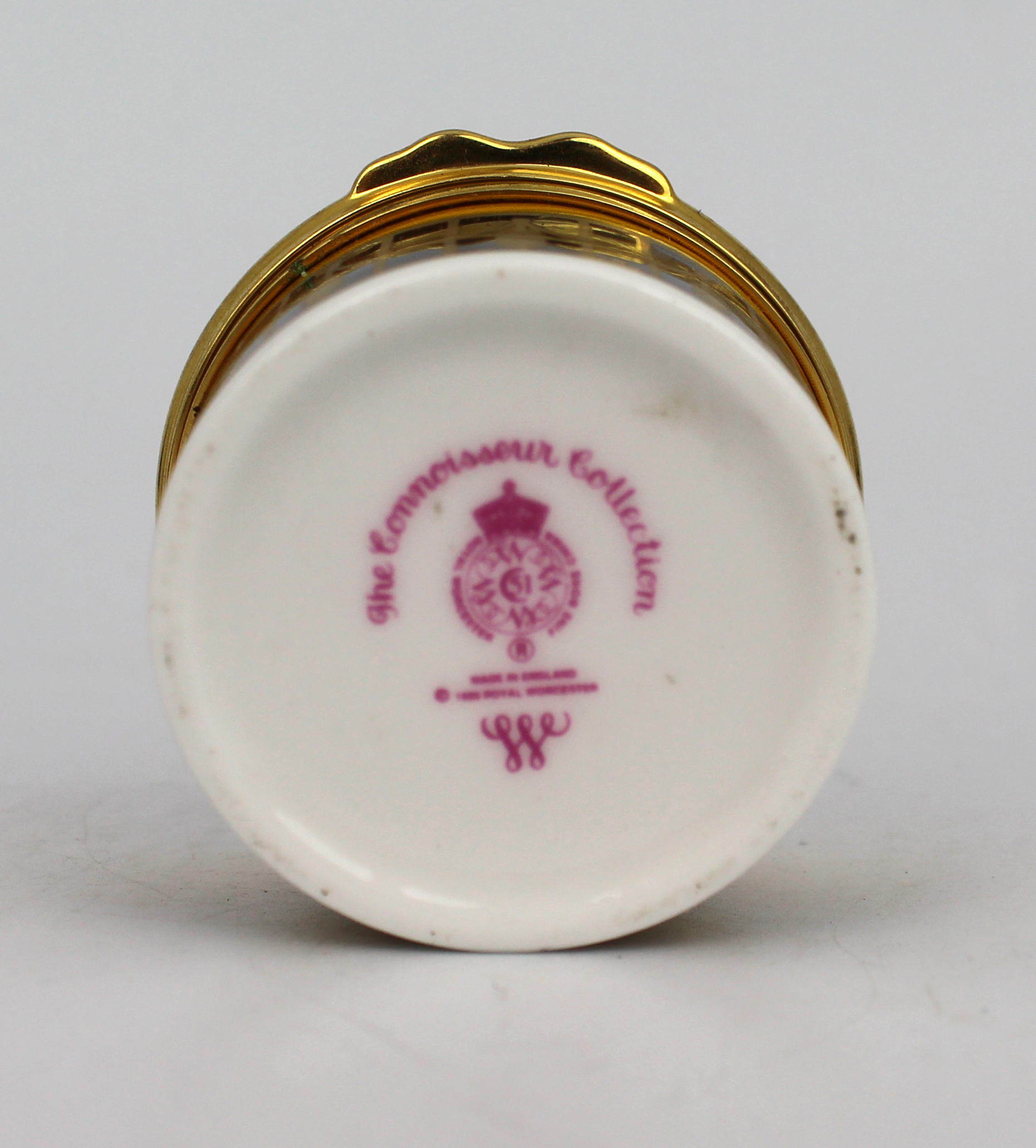 Royal Worcester The Connoisseur Collection Morning River Trinket Box