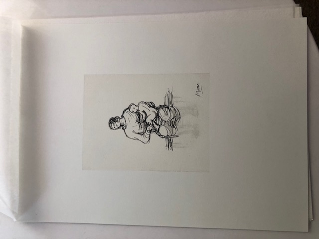 Five (5) Rare Henry Moore Lithographs 1982