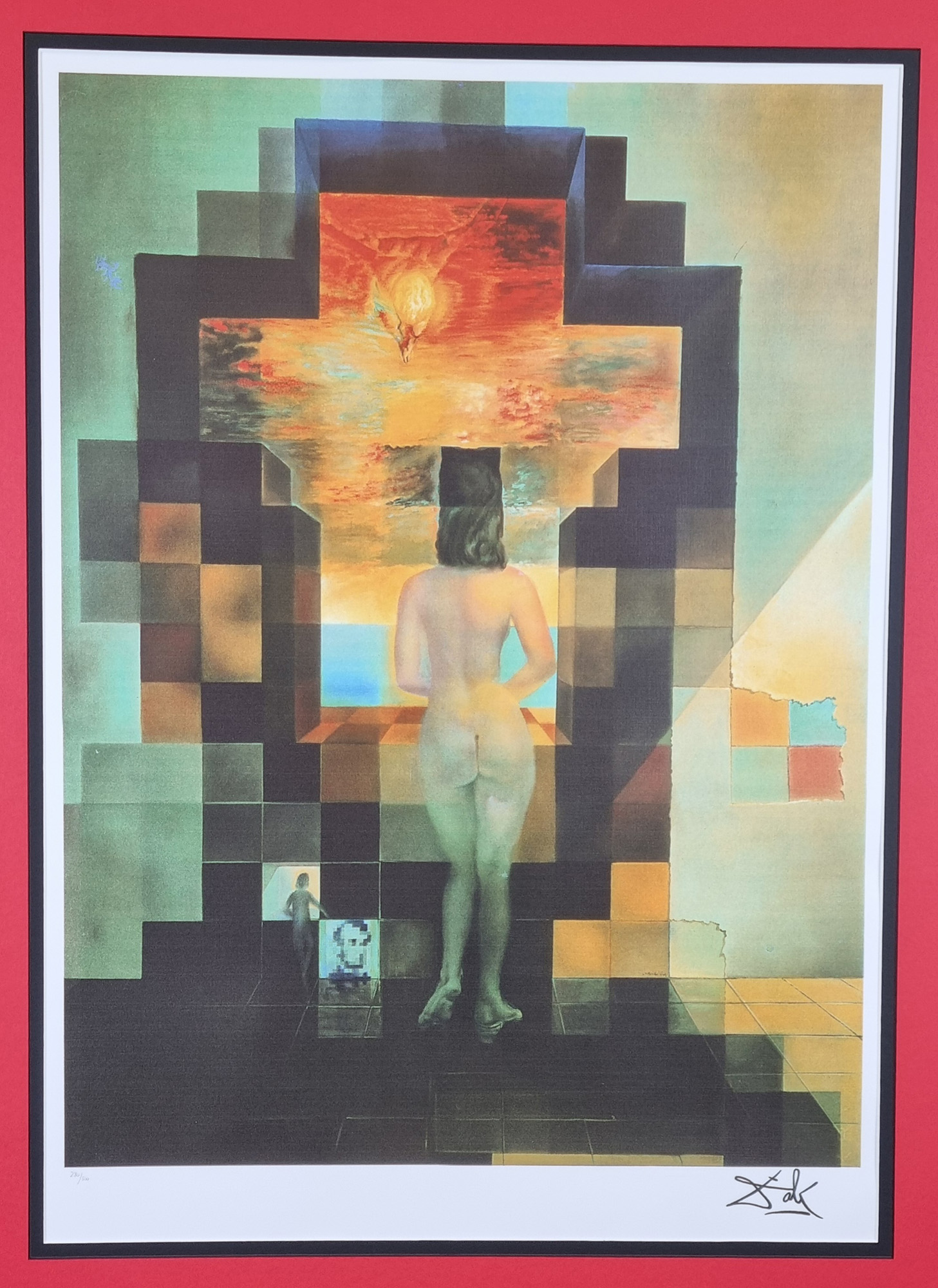Salvador Dali Gala Nude (Abraham Lincoln) Limited Edition
