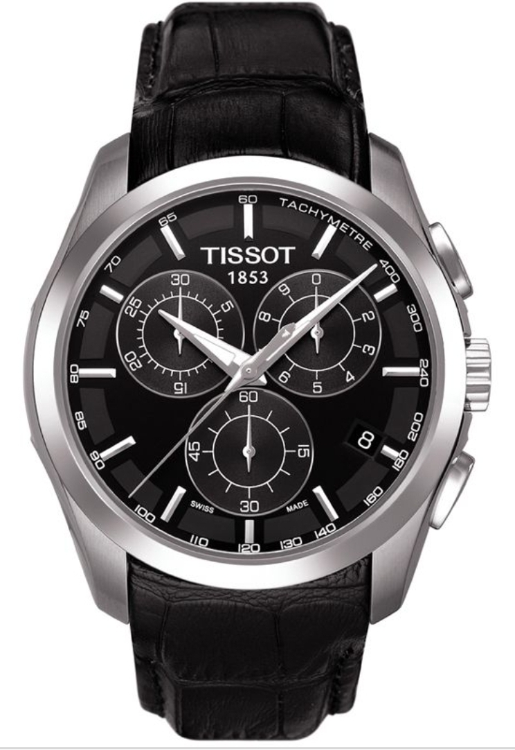 TISSOT T035.617.16.051.00 Men's Couturier Quartz Chronograph Watch