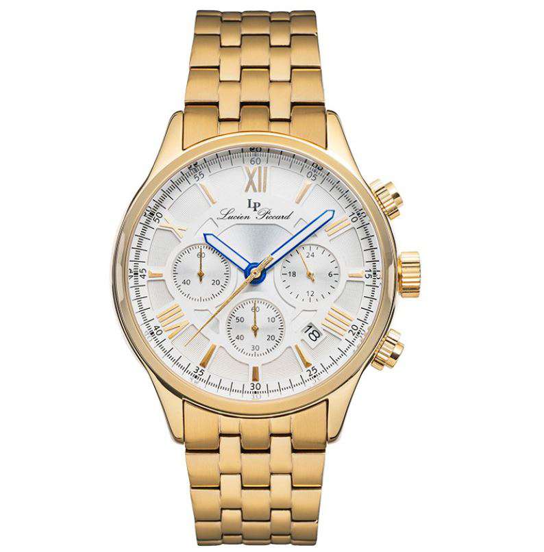 Lucien Piccard Lancaster Chronograph Silver Dial Watch
