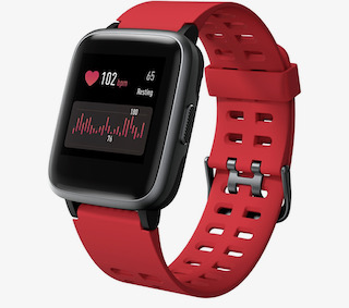 Brand New Unisex Fitness Tracker Watch Id205 Red Strap About This Item 1.3-Inch LCD Colour