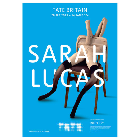 Sarah Lucas (b 1962) Offset Lithograph of (Bunny, 1997) At Happy Gas Exhibition, Discontinued, 2023
