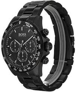 Hugo Boss 1513754 Men's Hero Lux Sport Black Bracelet Chronograph Watch
