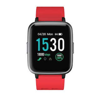 Brand New Unisex Fitness Tracker Watch Id205 Red Strap About This Item 1.3-Inch LCD Colour