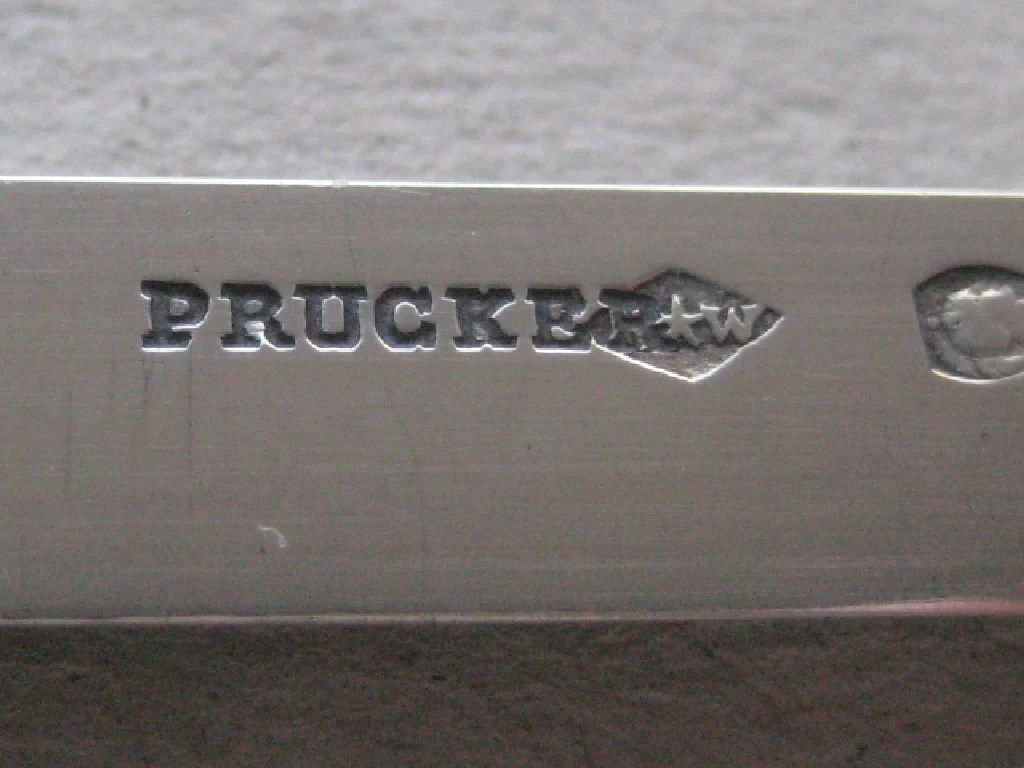 Rare French Silver Bladed Folding Fruit Knife