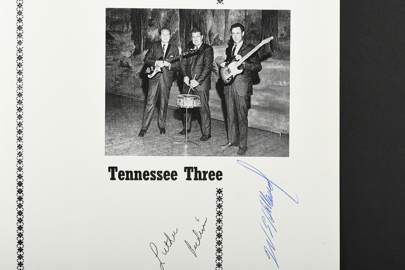 JOHNNY CASH & JUNE CARTER CASH Original signatures