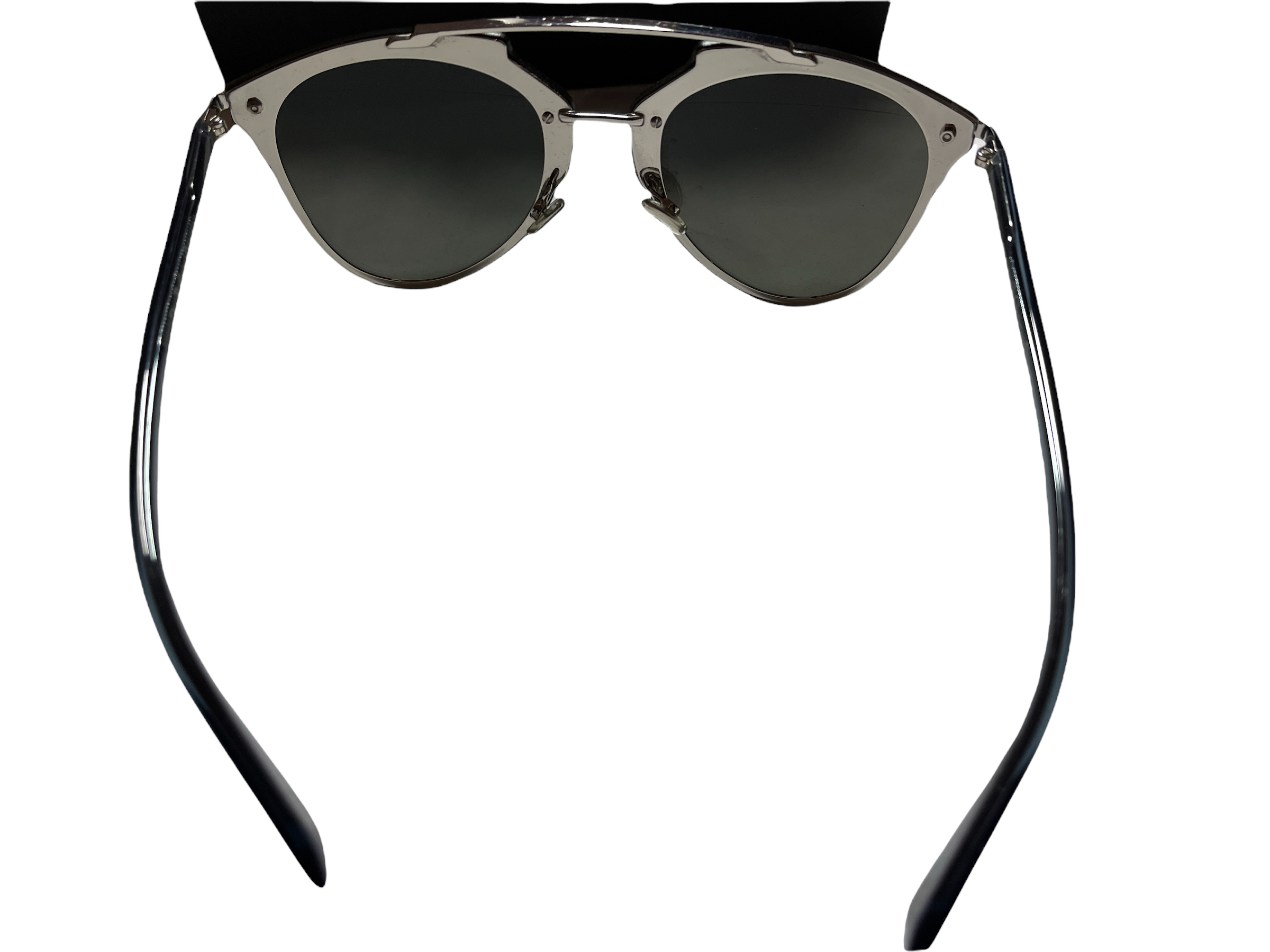 Pair of Christian Dior Mirrored Sunglasses With Case/Outer Box/Papers and Cleaning Cloth.