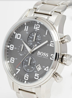 Hugo Boss Men's Black Aeroliner Multi-Functional Chronograph Watch 1513181