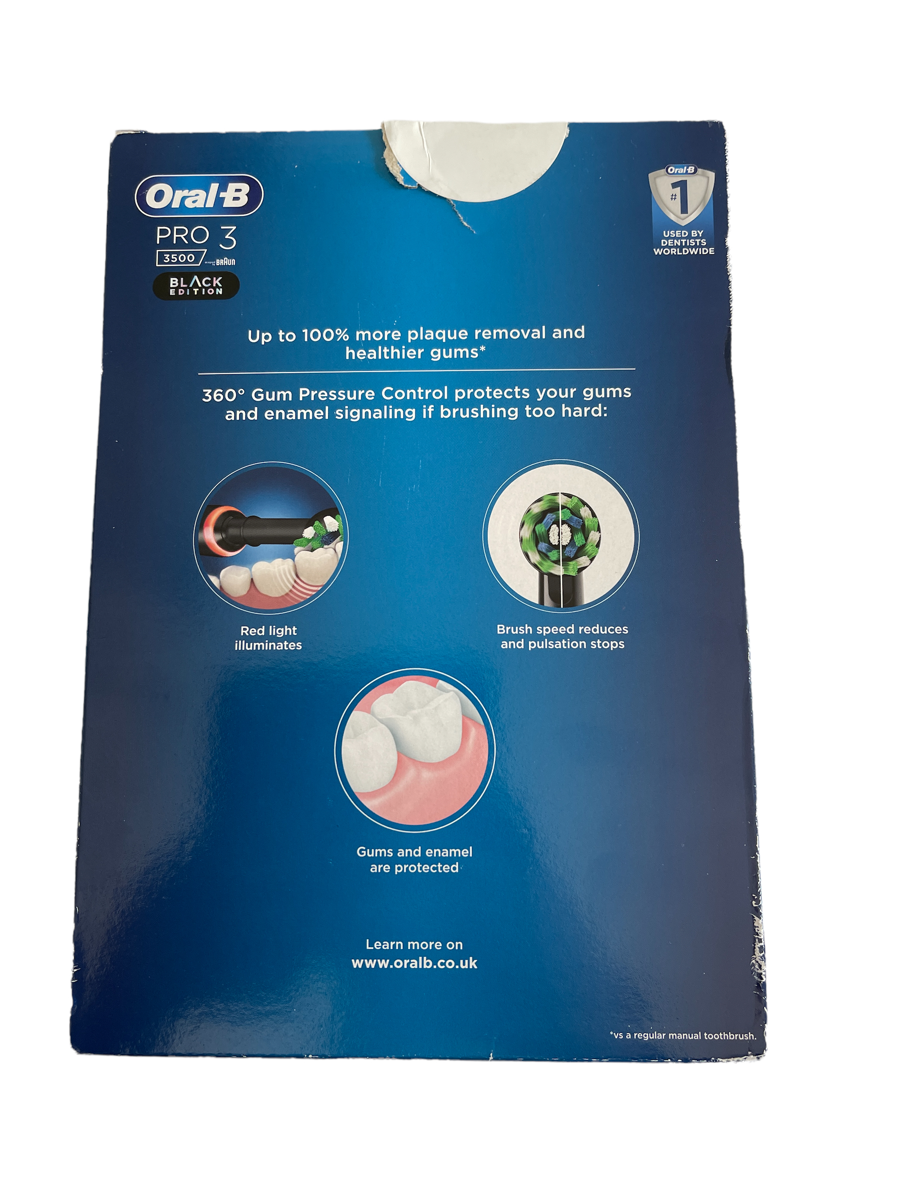 Demo surplus stock from our private jet charter Oral b Pro 3 electric toothbrush