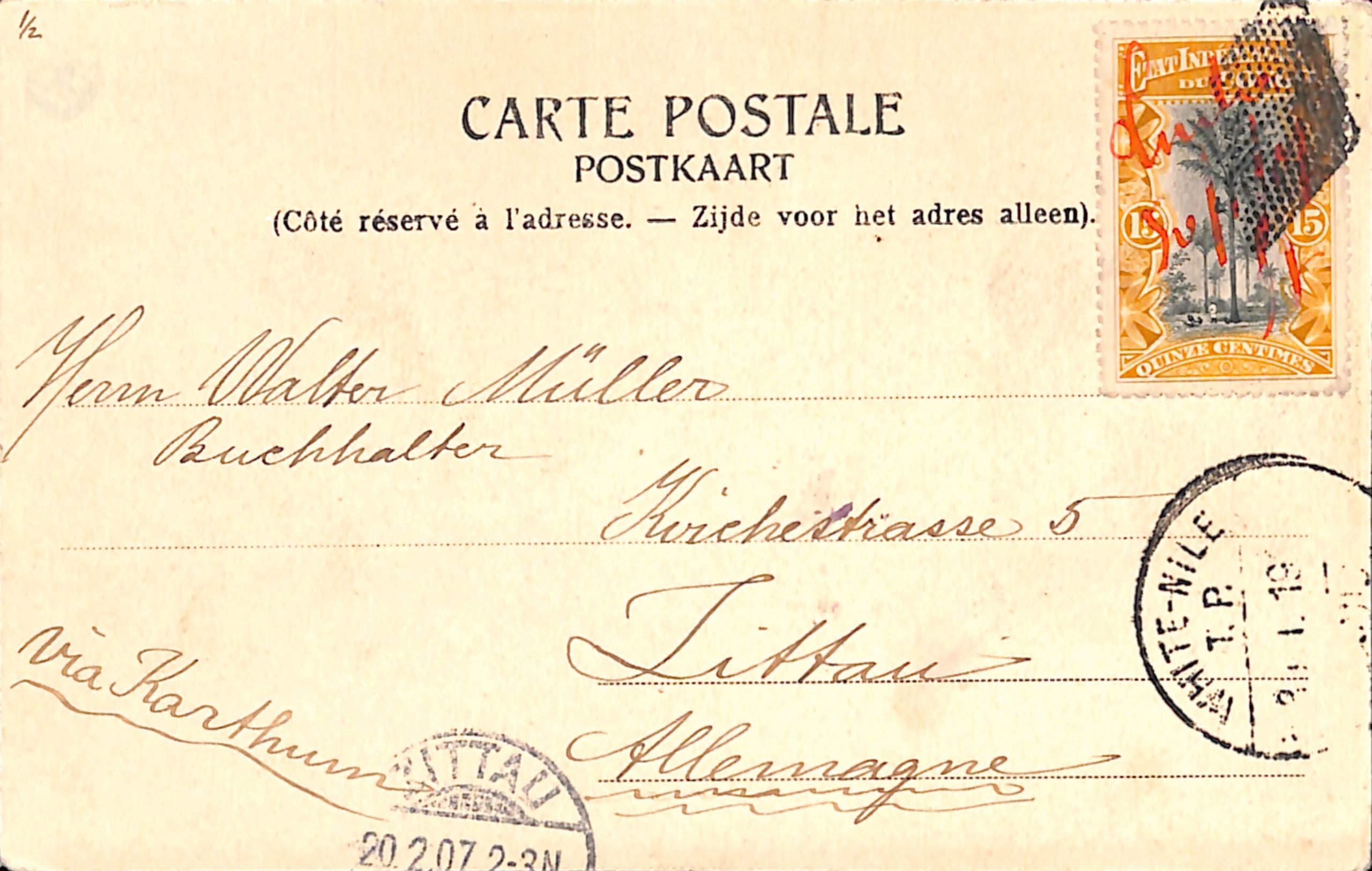 Sudan/Belgian Congo - The Lado Enclave 1907