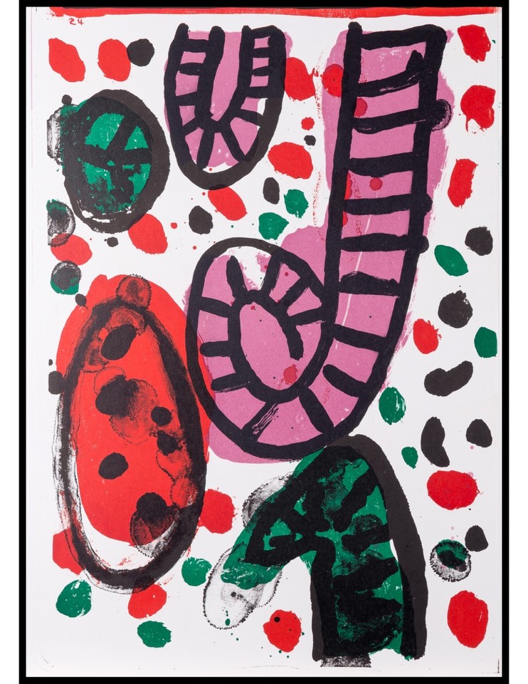 Alan Davie (1920-2014) From 'One Cent Life'. Original Lithograph 1964