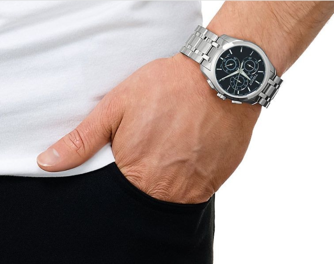 TISSOT T035.617.11.051.00 Men's Couturier Quartz Chronograph Watch