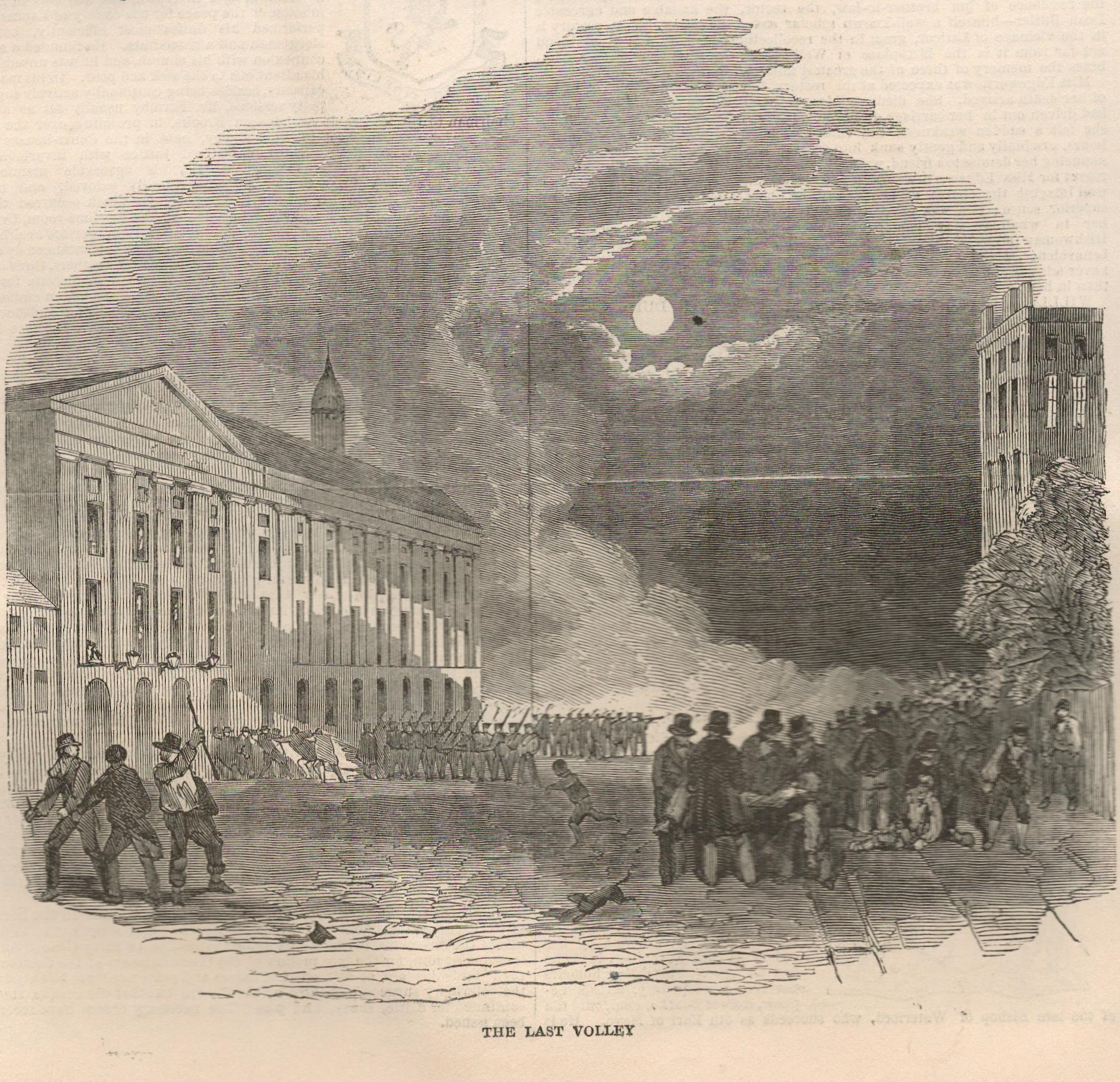 New York Manhattan 1849 Riots Antique NewspaperAntique Complete Edition The Illustrated London