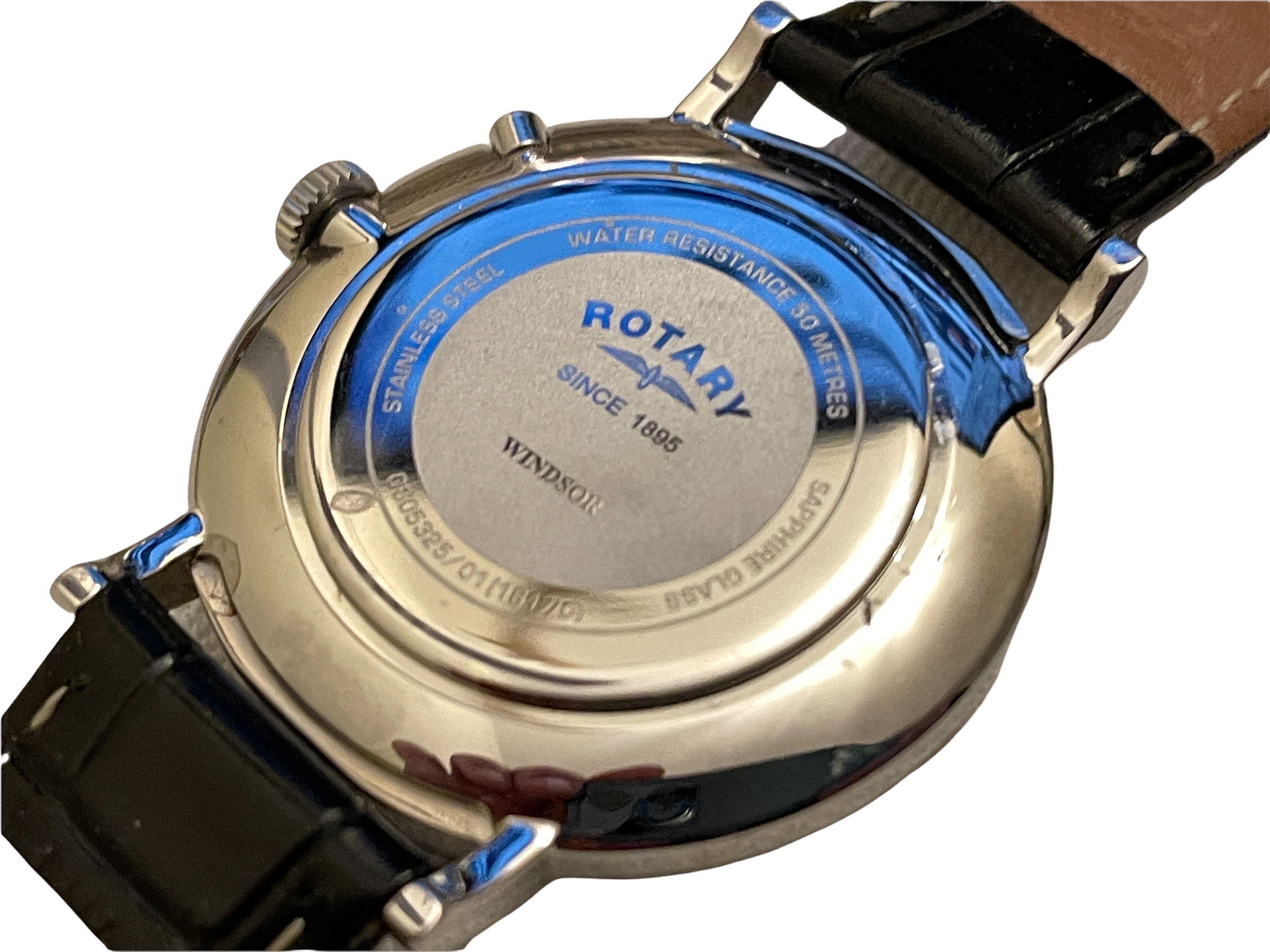 Fully Serviced Working Rotary Chronograph Gents Watch. Lost property From our Private Jet Charter.