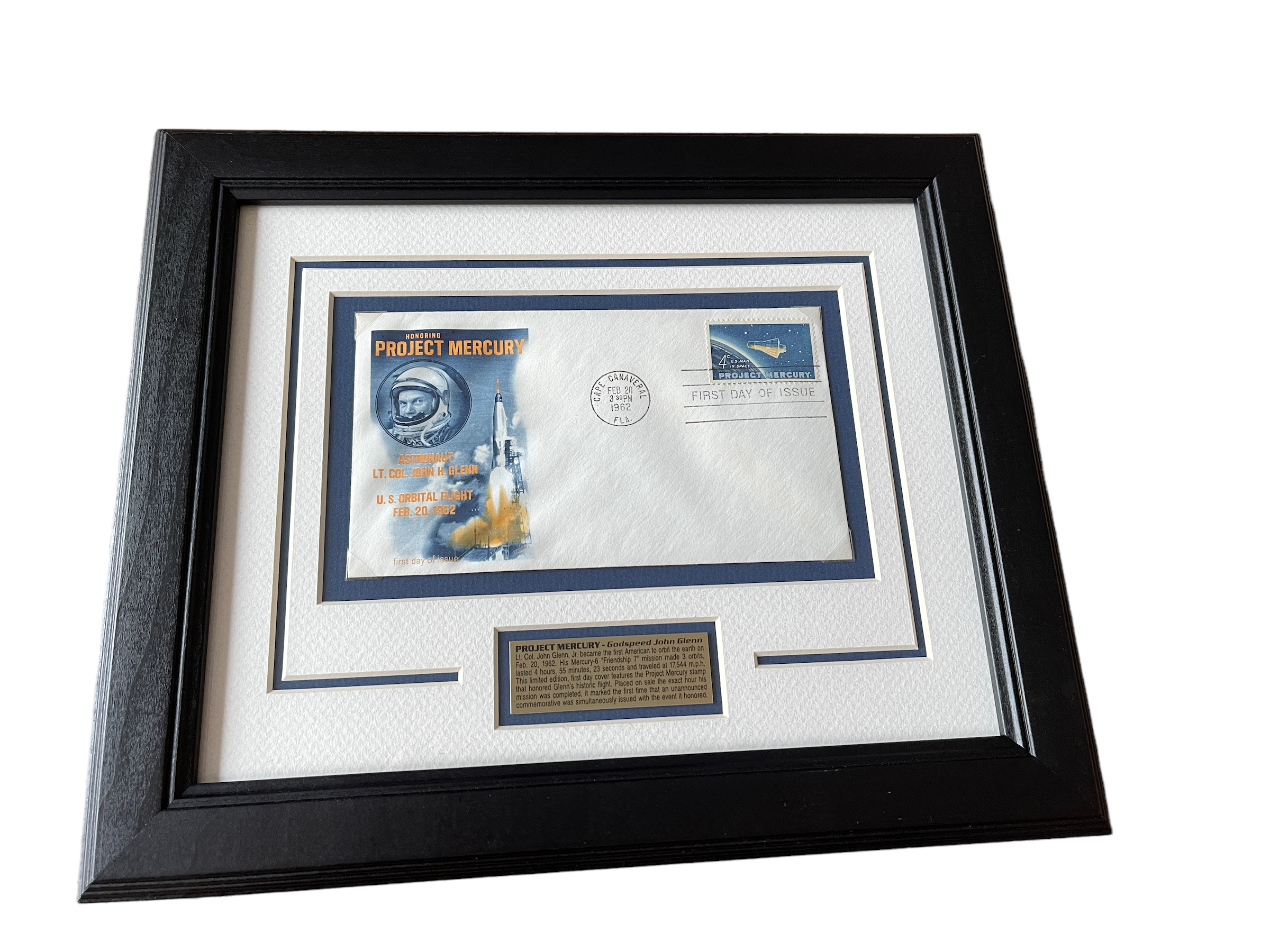 Honoring Project Mercury First Day Cover
