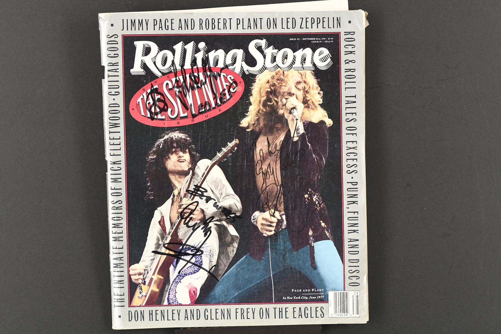 LED ZEPPELIN Original signatures