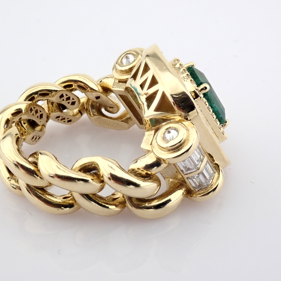 Natural Diamond 14K Yellow Gold Ring