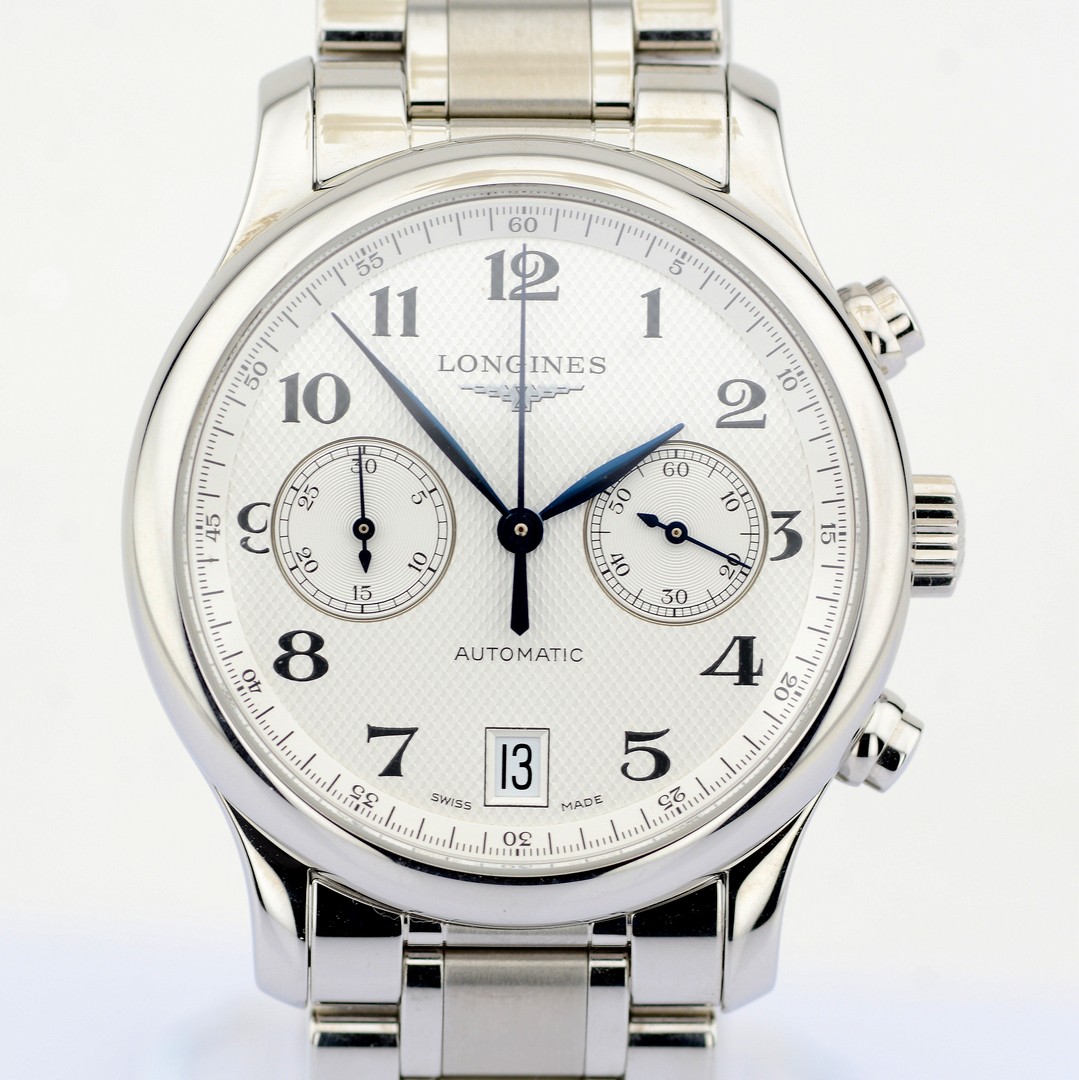 Longines / L2.669.4Master Collection ChronographAutomatic - Gentlmen's Steel Wrist Watch