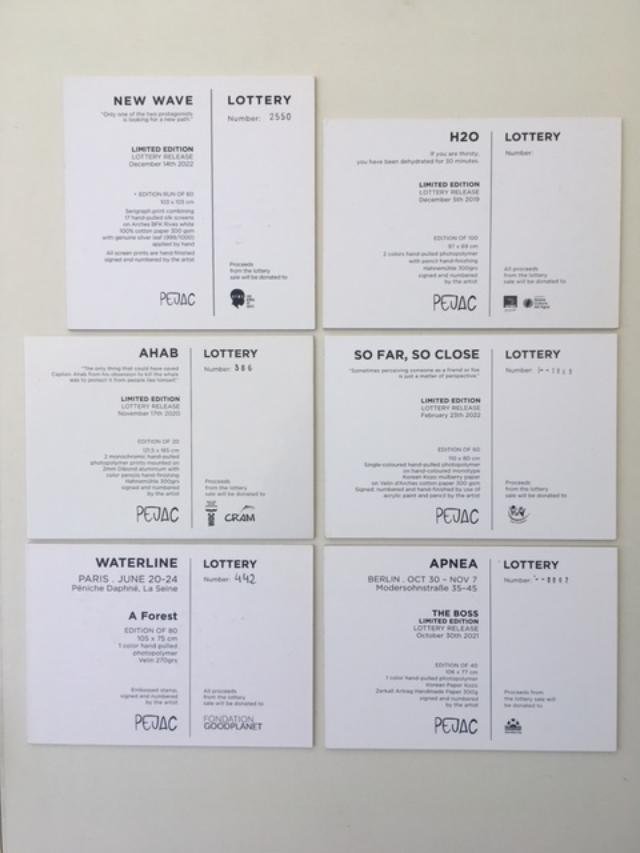 Pejac (b1977) Full Set of Miniprints Based On Original Screen Prints, Dated, Official Numbers