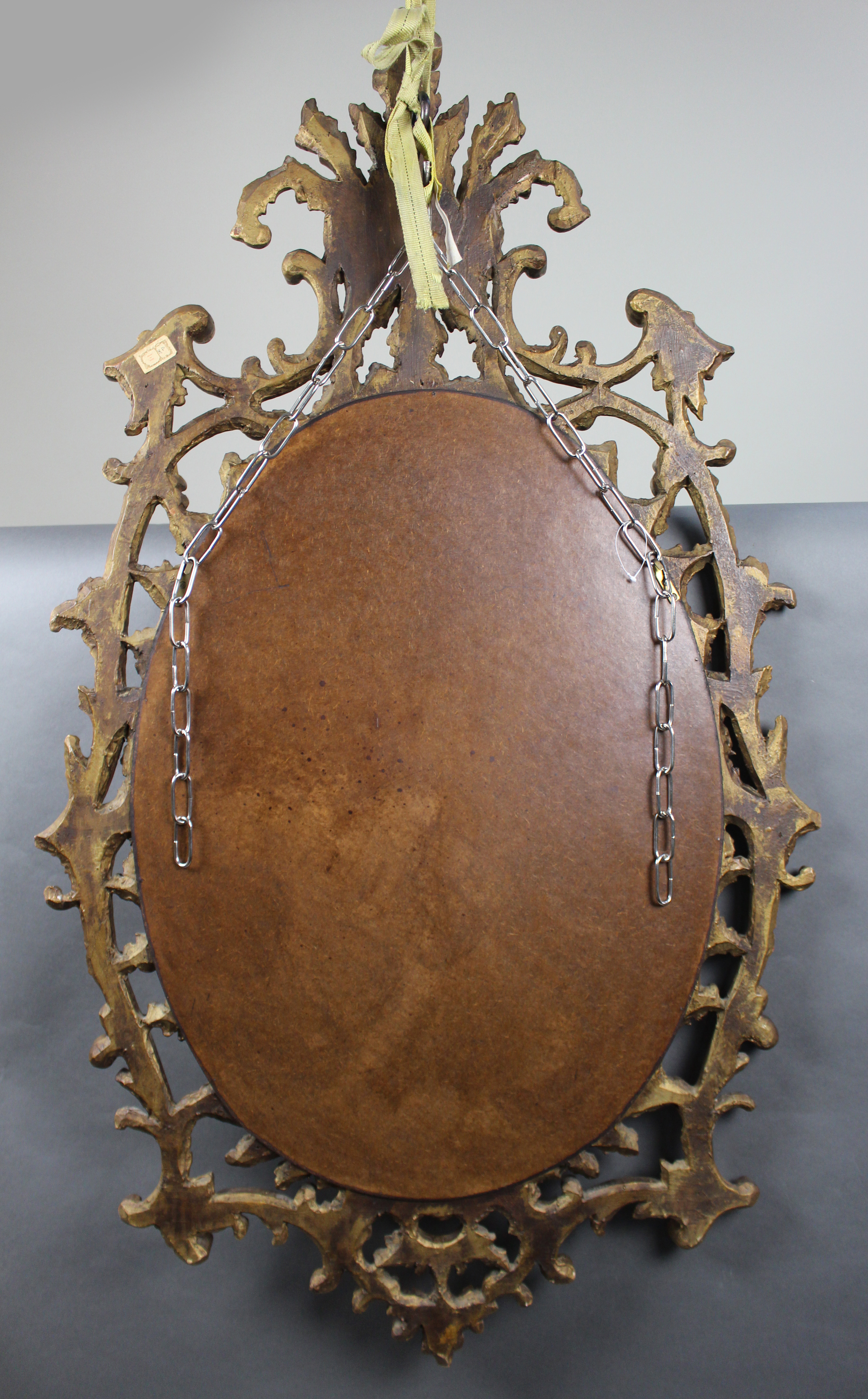 Florentine Giltwood Rococo Revival Wall Mirror, Italy, Mid-20th Century