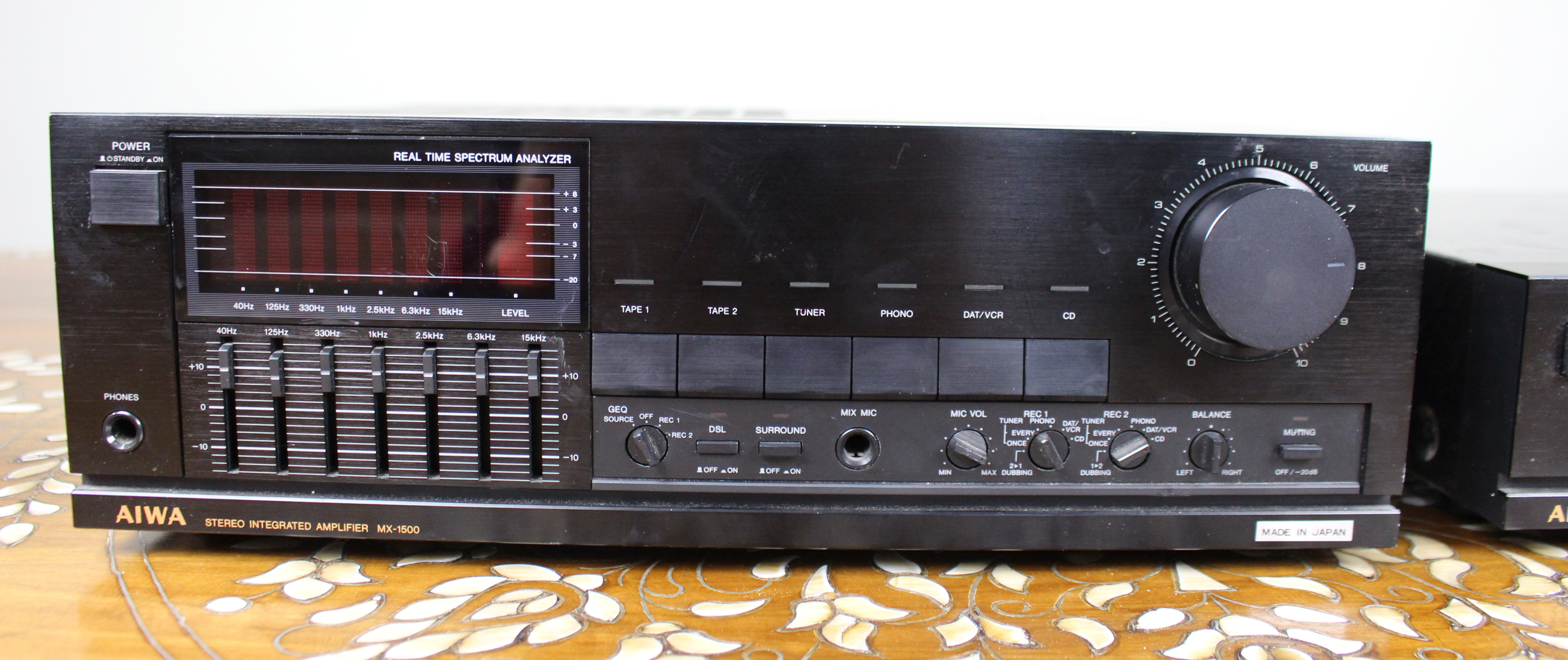 AIWA MX-1500K Amplifier & TX-1500K Quartz Digital Tuner – Vintage Japanese Hi-Fi