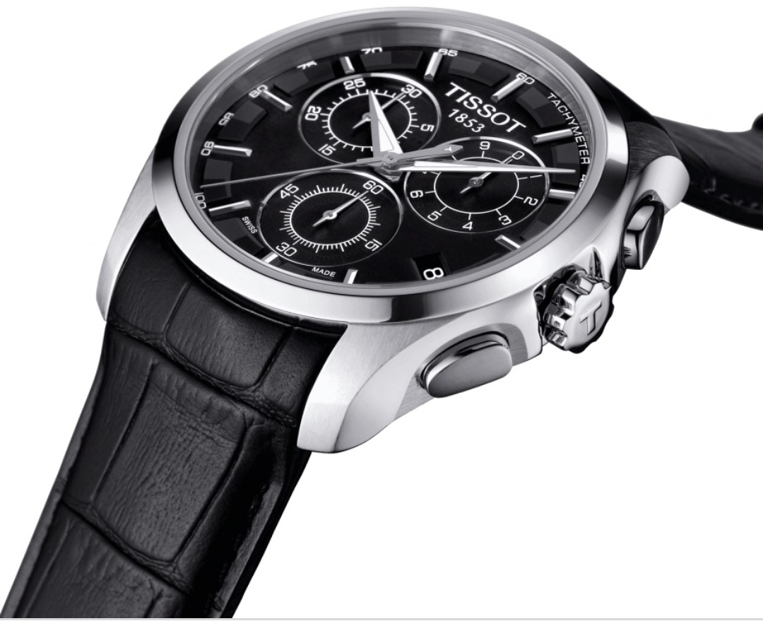TISSOT T035.617.16.051.00 Men's Couturier Quartz Chronograph Watch