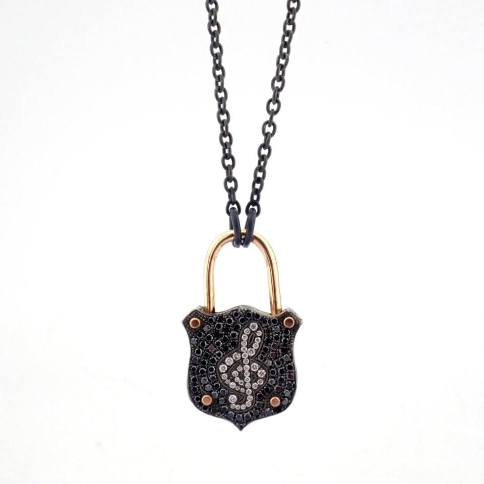 Natural Diamond 14K Yellow Gold Necklace