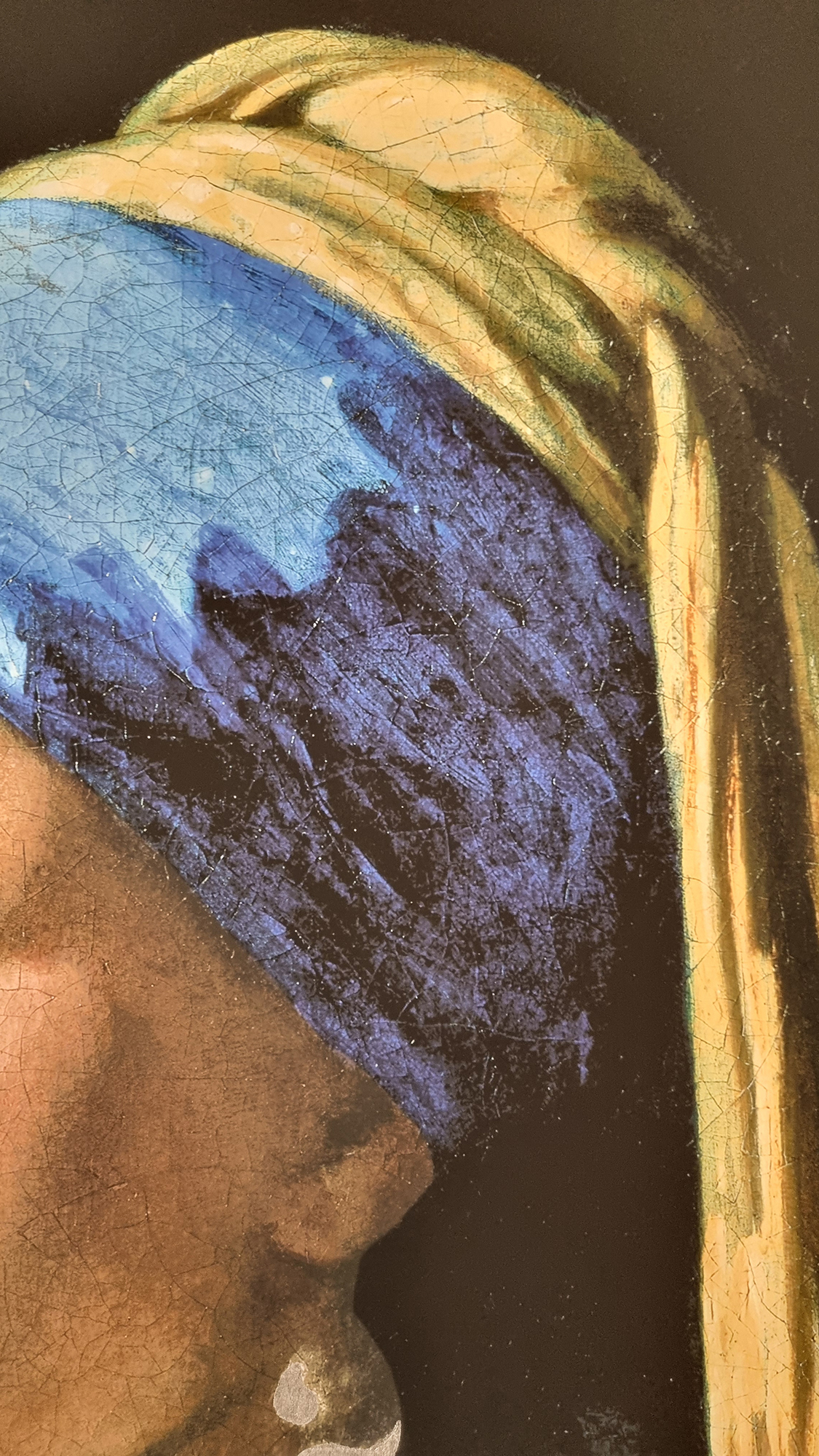 Johannes Vermeer 'Girl with a Pearl Earring' Platinum Leaf Rare
