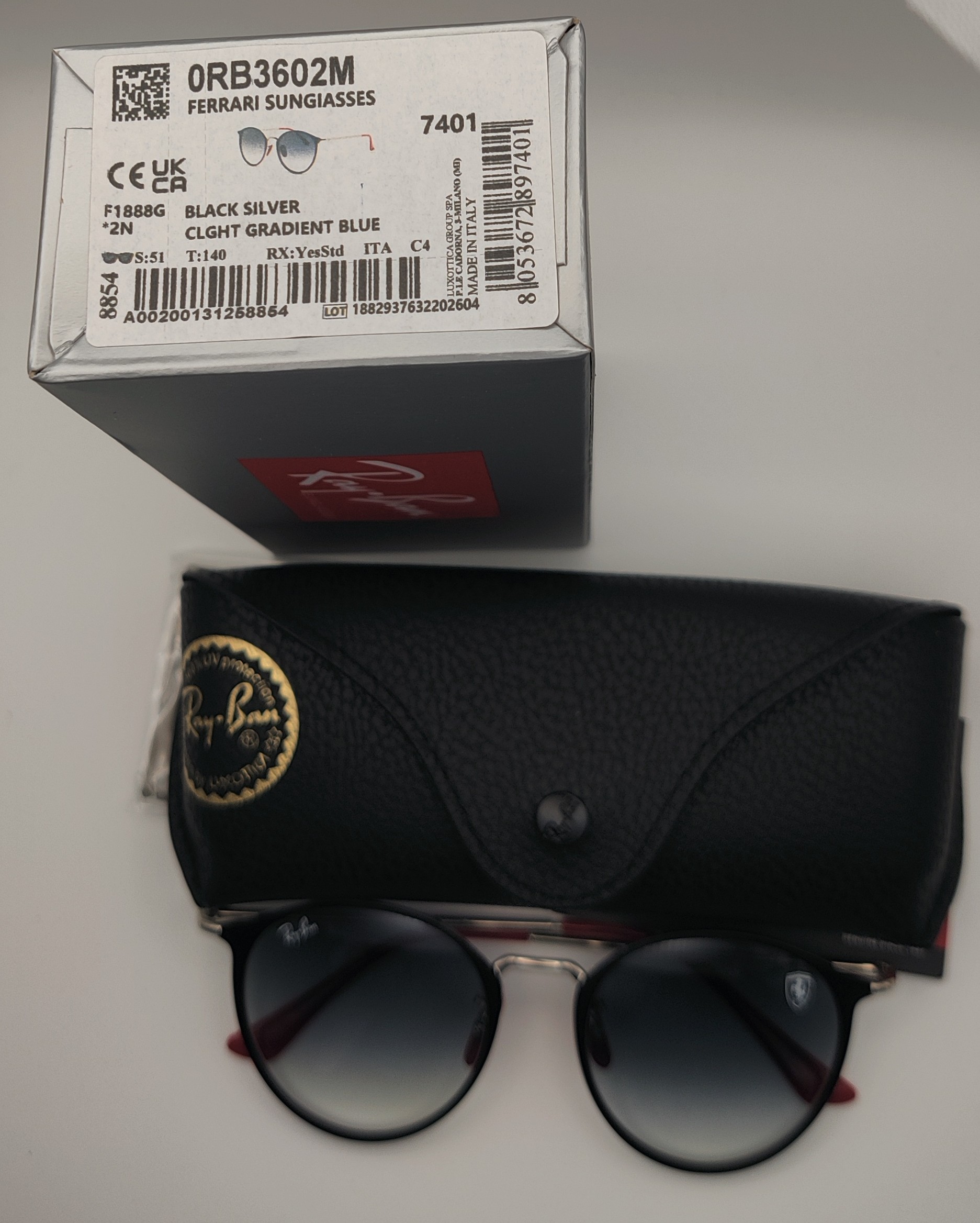 Ray Ban (Ferrari) Sunglasses ORB3602M F188/8G *2N