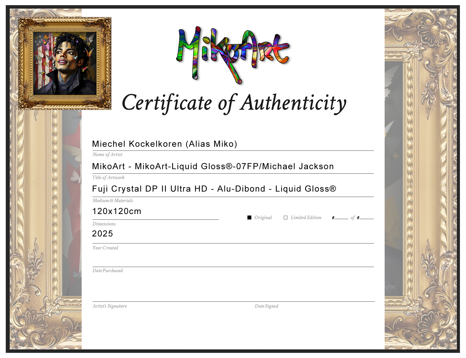MikoArt - Epoxy Liquid Gloss - 07FP/Michael Jackson