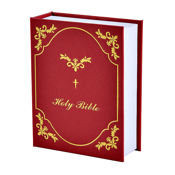 New! Holy Bible Openable Pendant With Chain