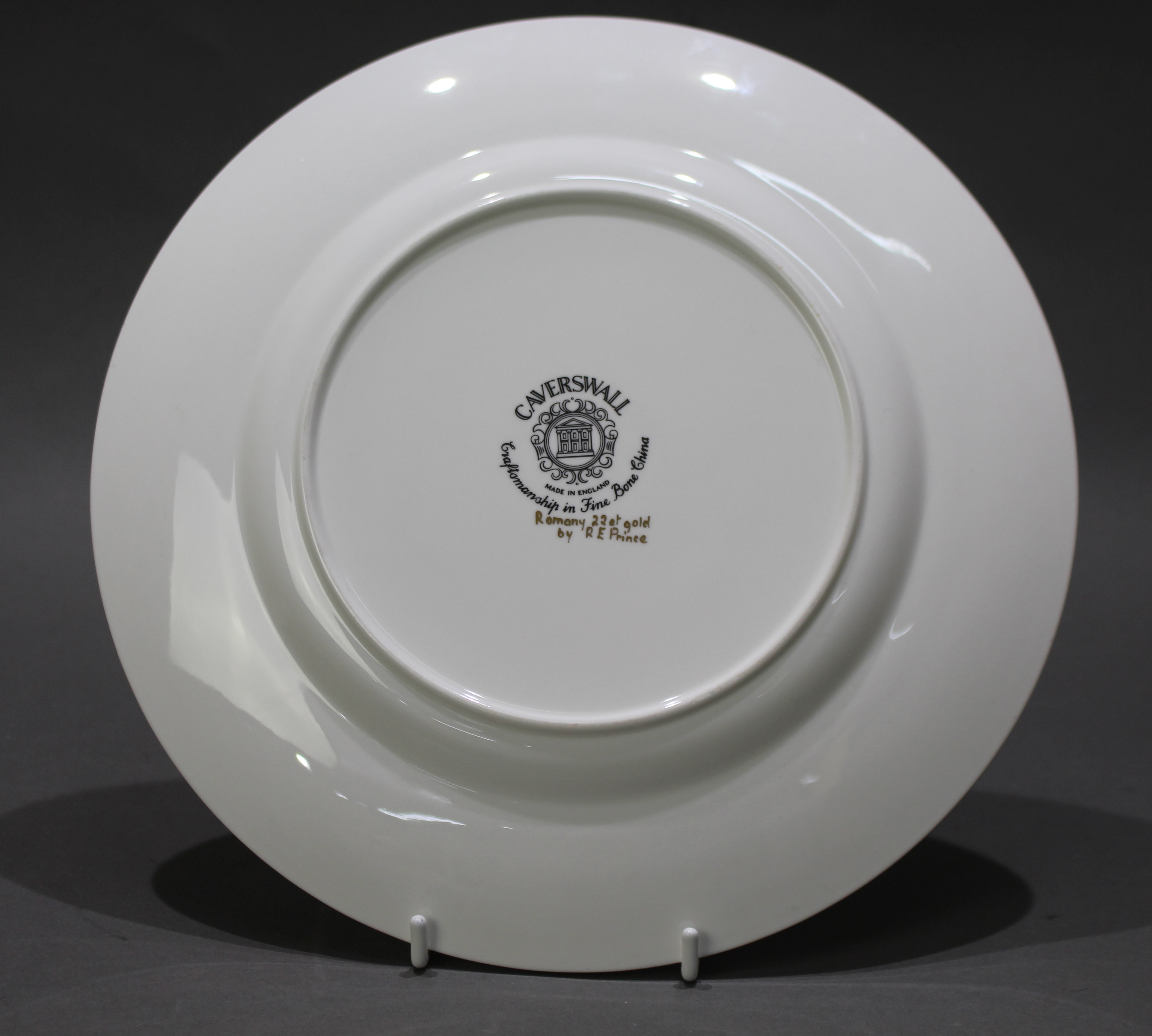 Caverswall Romany 22ct Gold Cabinet Plate