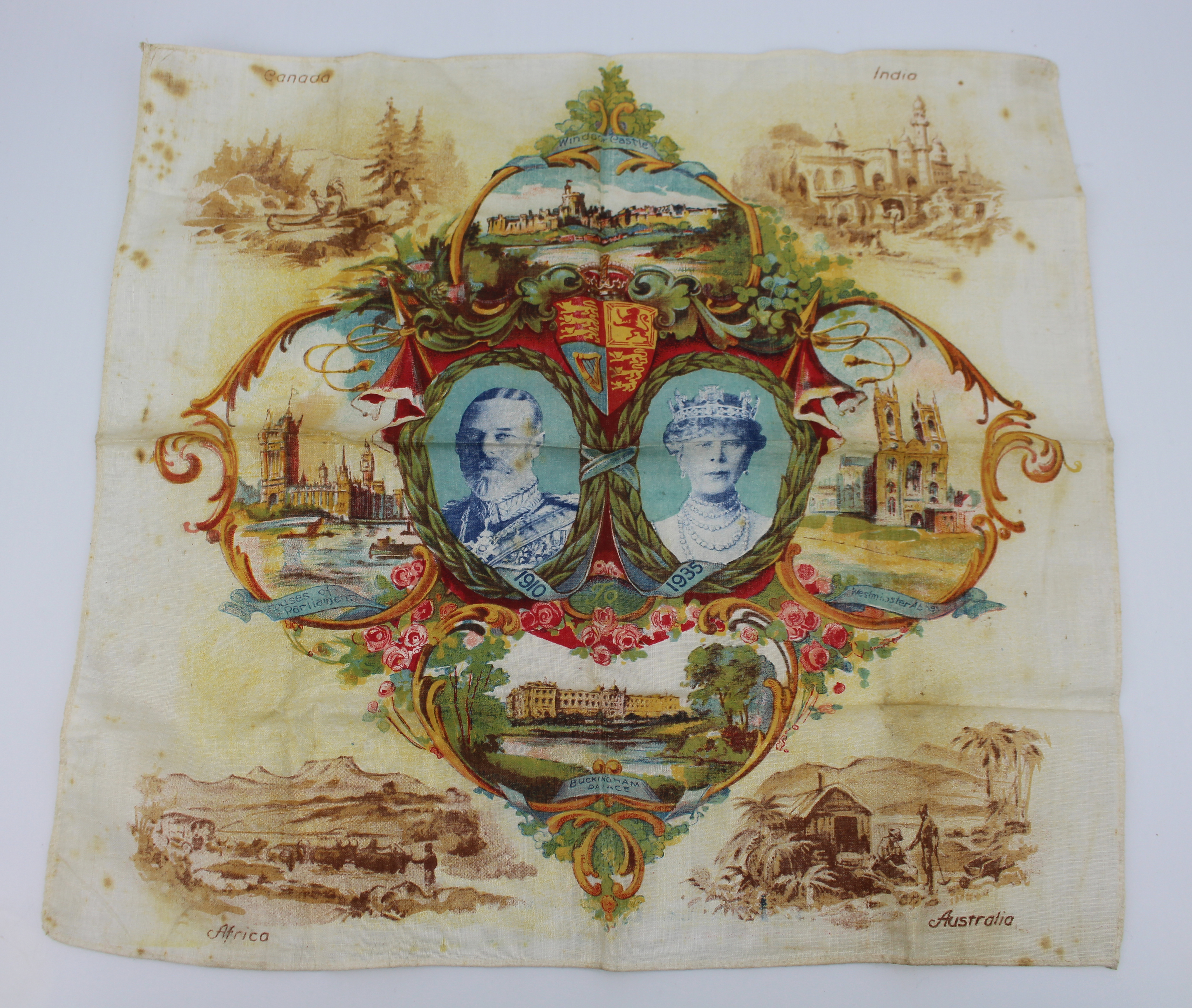 1935 King George V Silver Jubilee Handkerchief