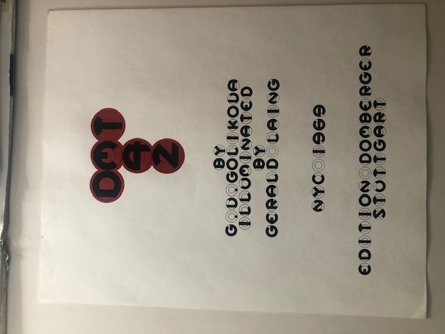 Gerald Laing (1936-2011). Poems By G Golinkova. Signed and Numbered Screenprint.